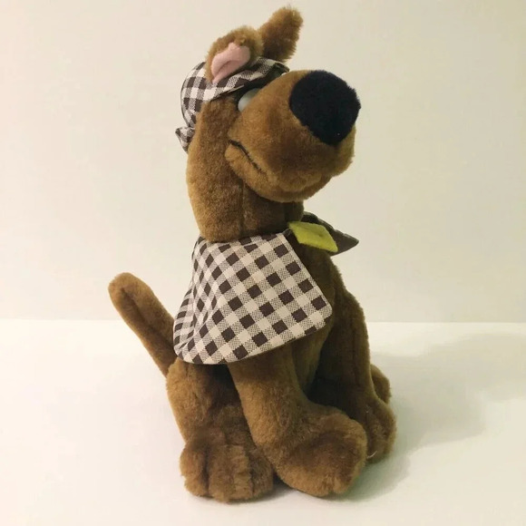 Cartoon Network Scooby Doo Dog Detective Hat Cape 11 Inch Stuffed Animal Plush - Picture 1 of 16